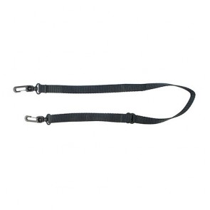 30" Adjustable Nylon Tether Strap with Plastic Swivel Snap Hooks - 0.5" wide