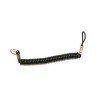 5" Coiled Stylus Tether with Loop Attachments - Extends to Over 28"